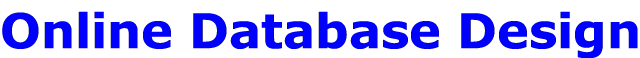 Online Database Design
